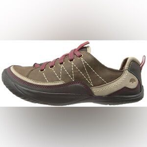 Casual Brown and Red Women's Sneakers